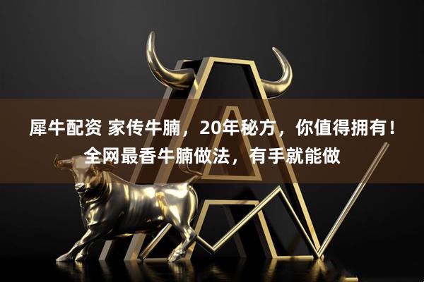犀牛配资 家传牛腩，20年秘方，你值得拥有！全网最香牛腩做法，有手就能做