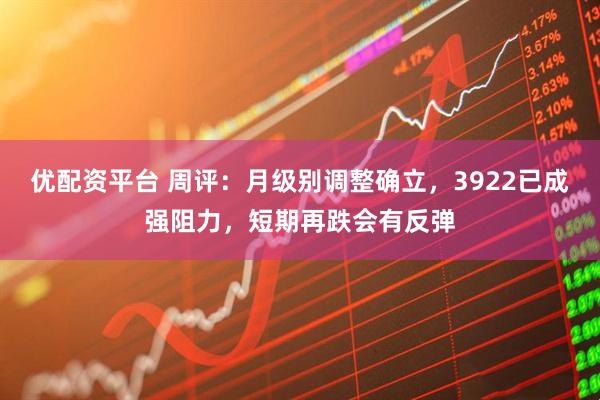 优配资平台 周评：月级别调整确立，3922已成强阻力，短期再跌会有反弹